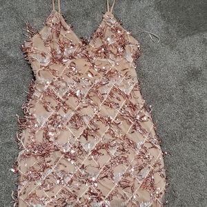 Windsor rose sequin dress